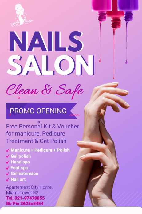 nail salon banner
