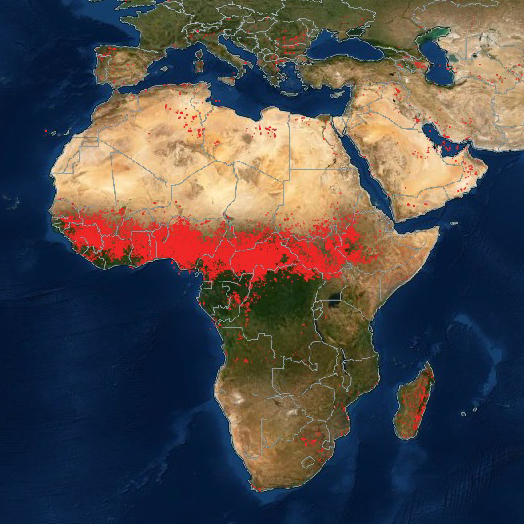 nasa fire map