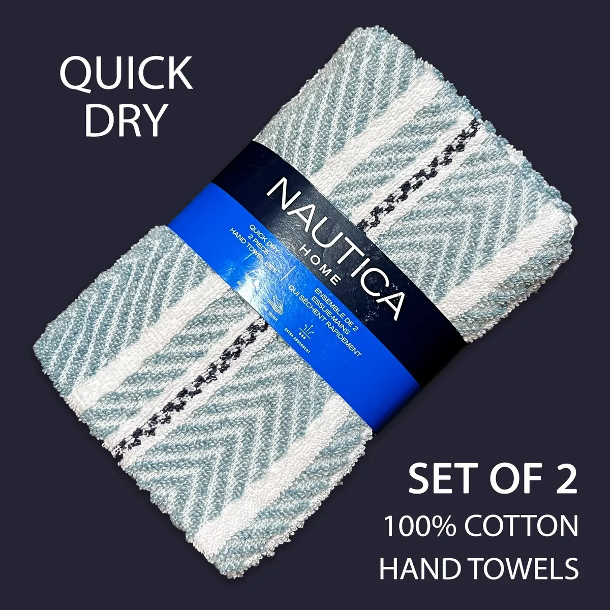 nautica hand towels