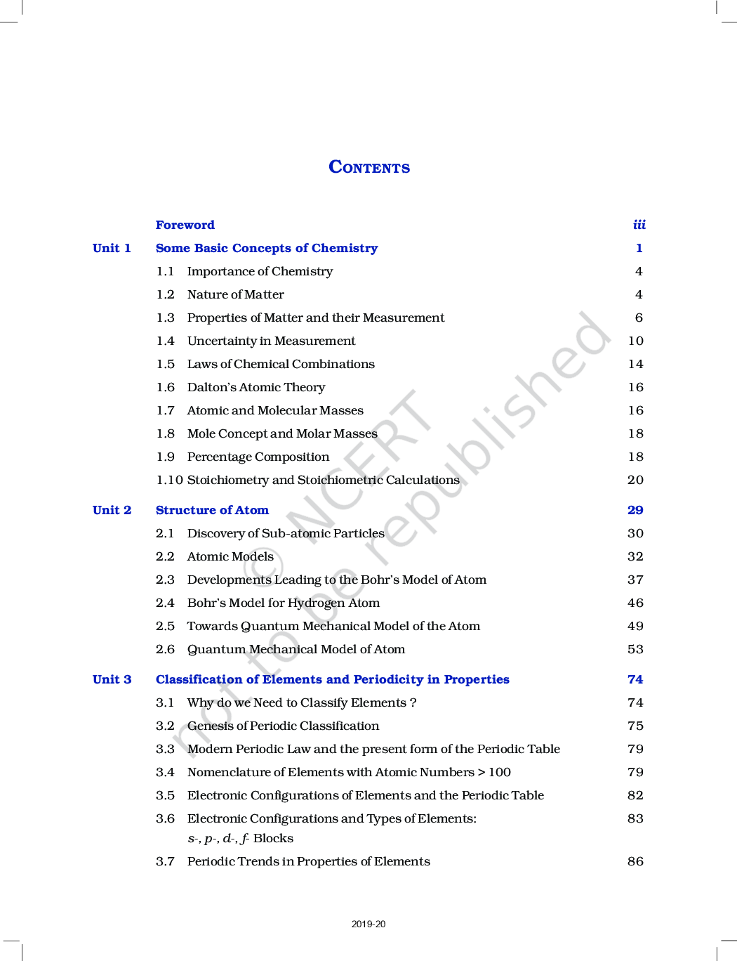 ncert class 11 chemistry index