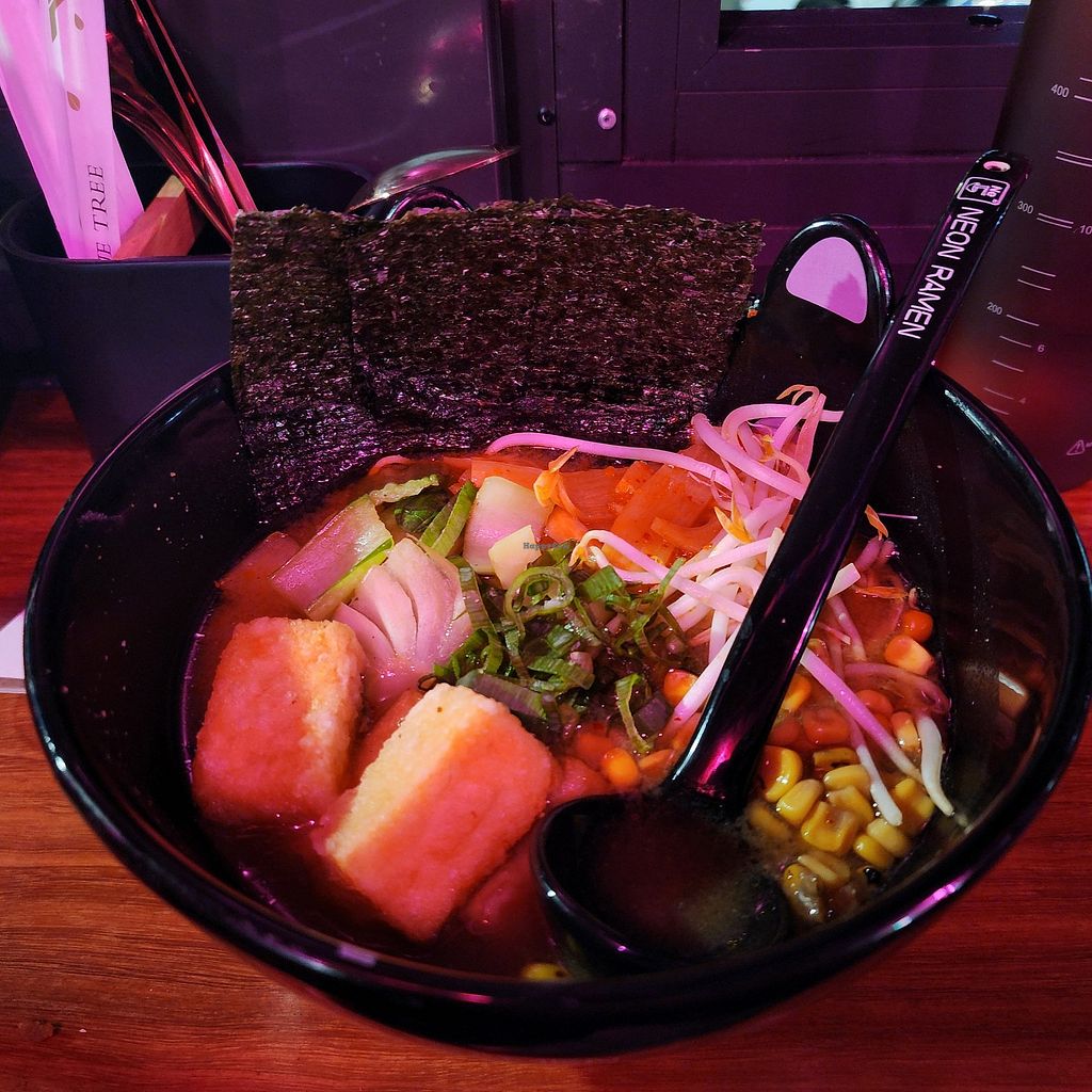 neon ramen menu