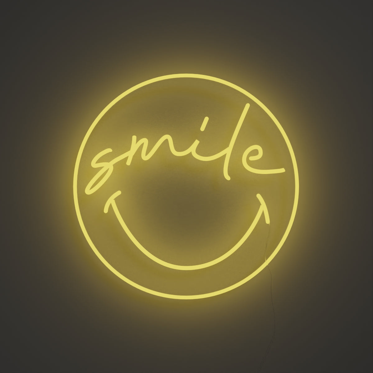 neon sign smile