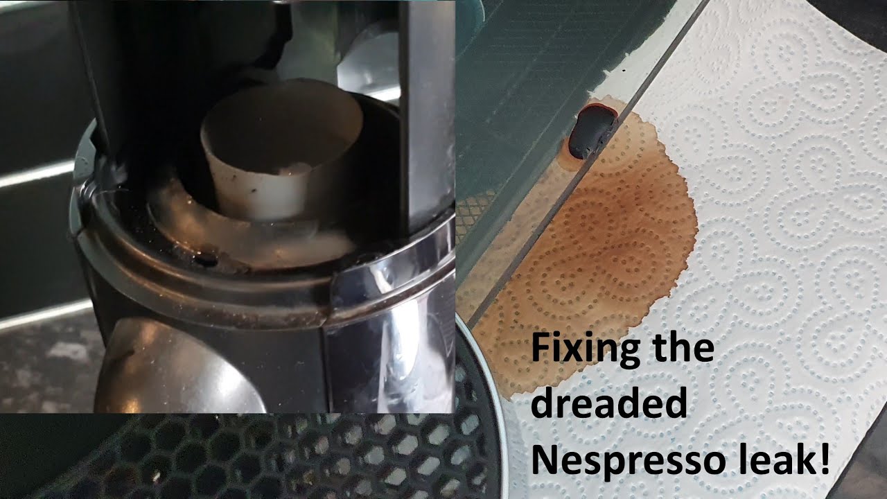 nespresso machine is leaking