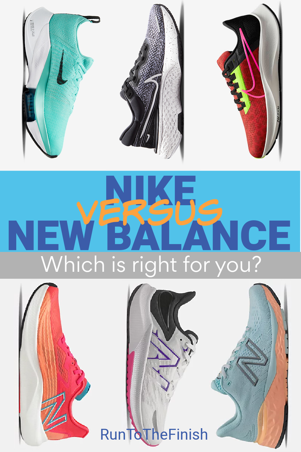 new balance v nike