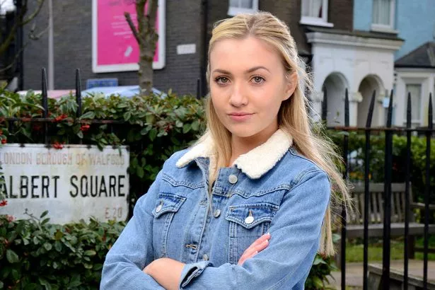 new blonde girl in eastenders