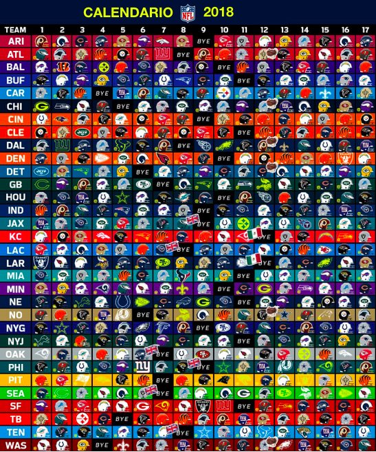 nfl calendario 2022