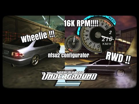 nfs underground 2 garage editor