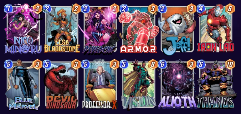 nico deck marvel snap