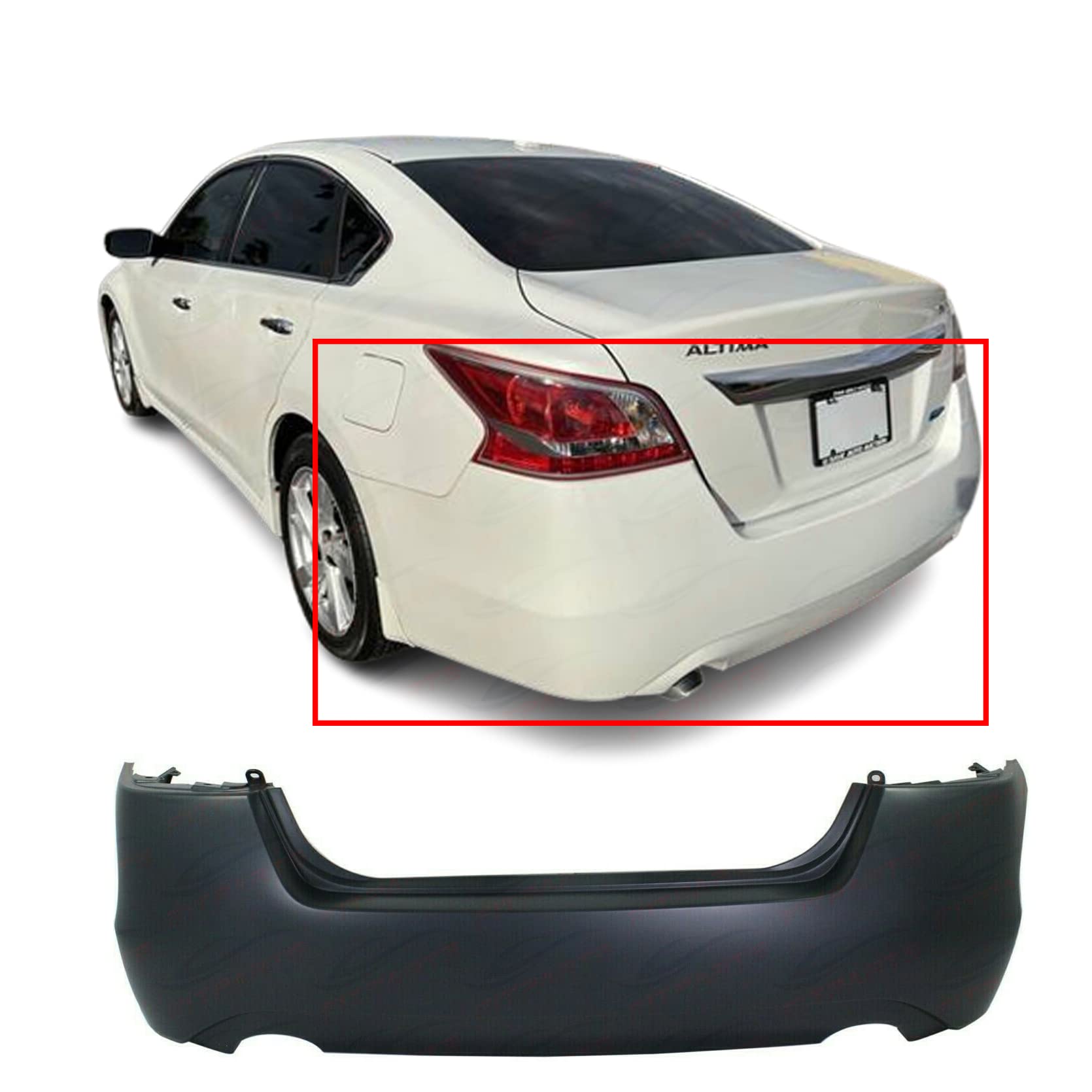 nissan altima rear bumper