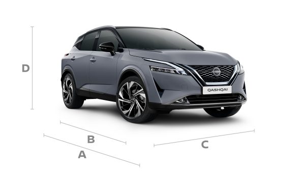 nissan qashqai boot measurements