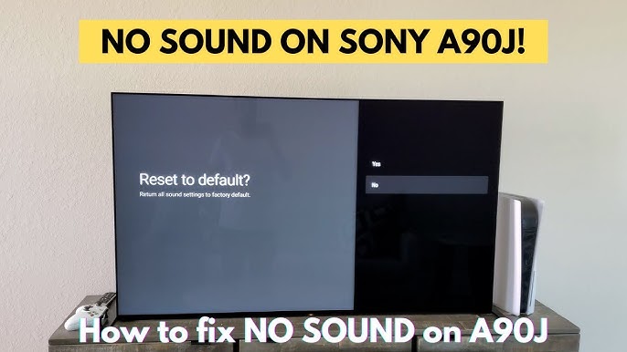 no sound from sony bravia tv