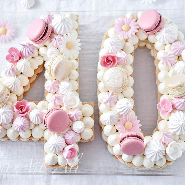 number cake 40 ans femme