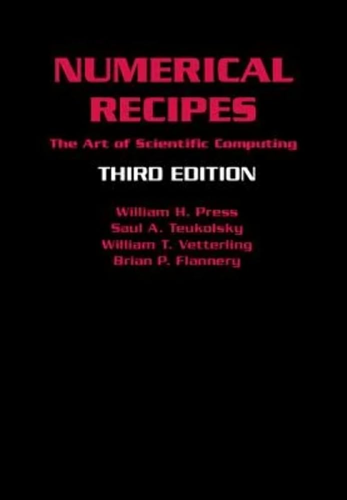 numerical recipes the art of scientific computing