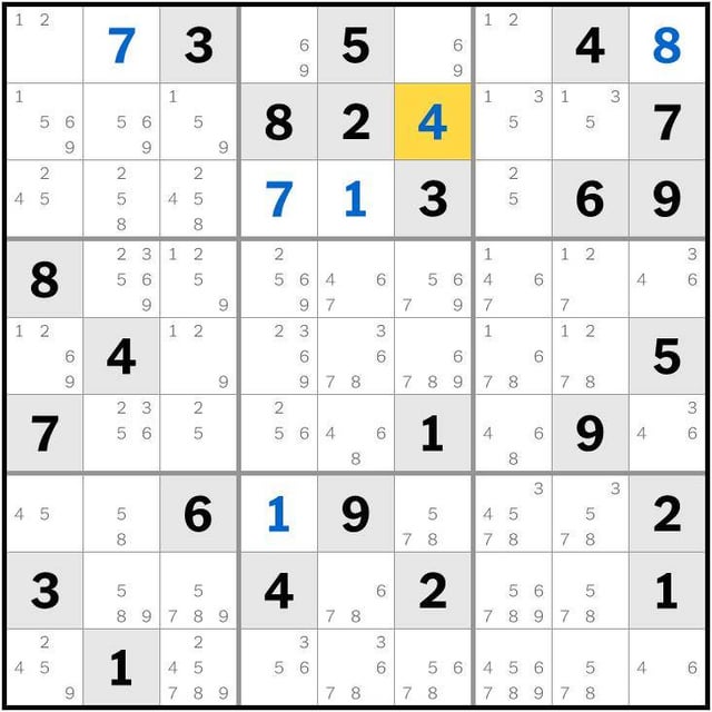 ny times sudoku puzzle