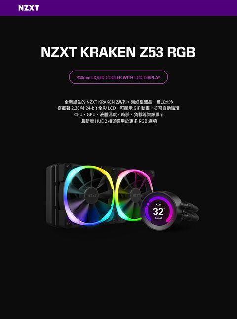 nzxt z53 rgb