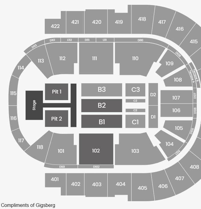 o2 london seating plan