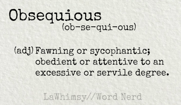 obsequious meaning