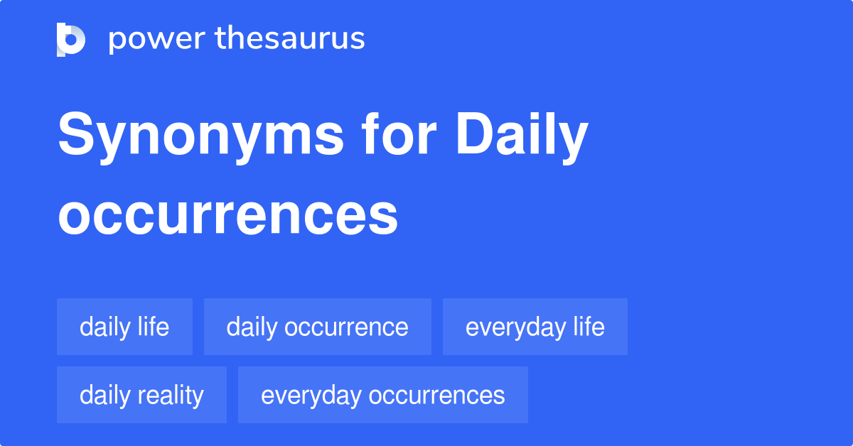 occurrence synonym