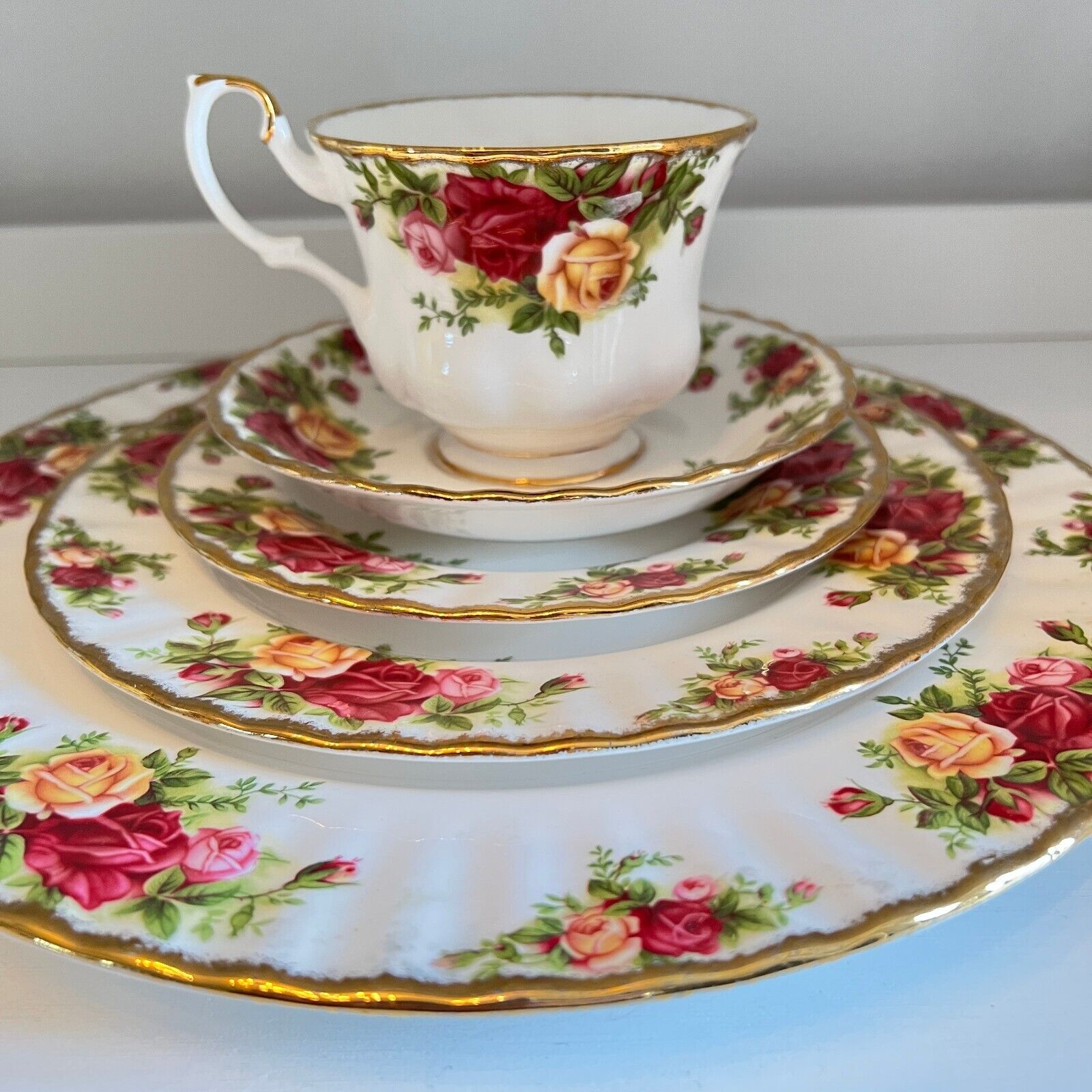 old country rose china value