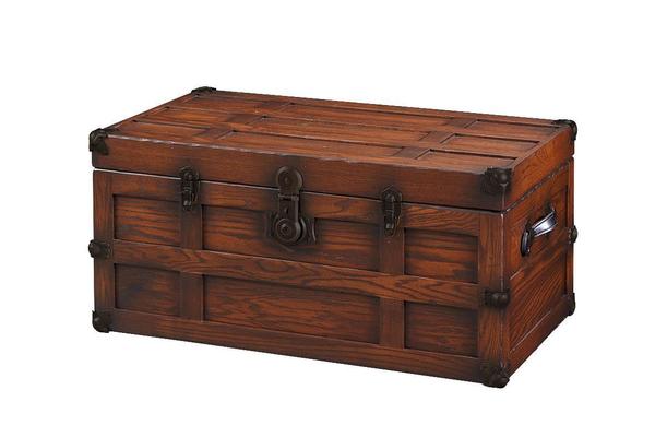 old wooden chest trunk