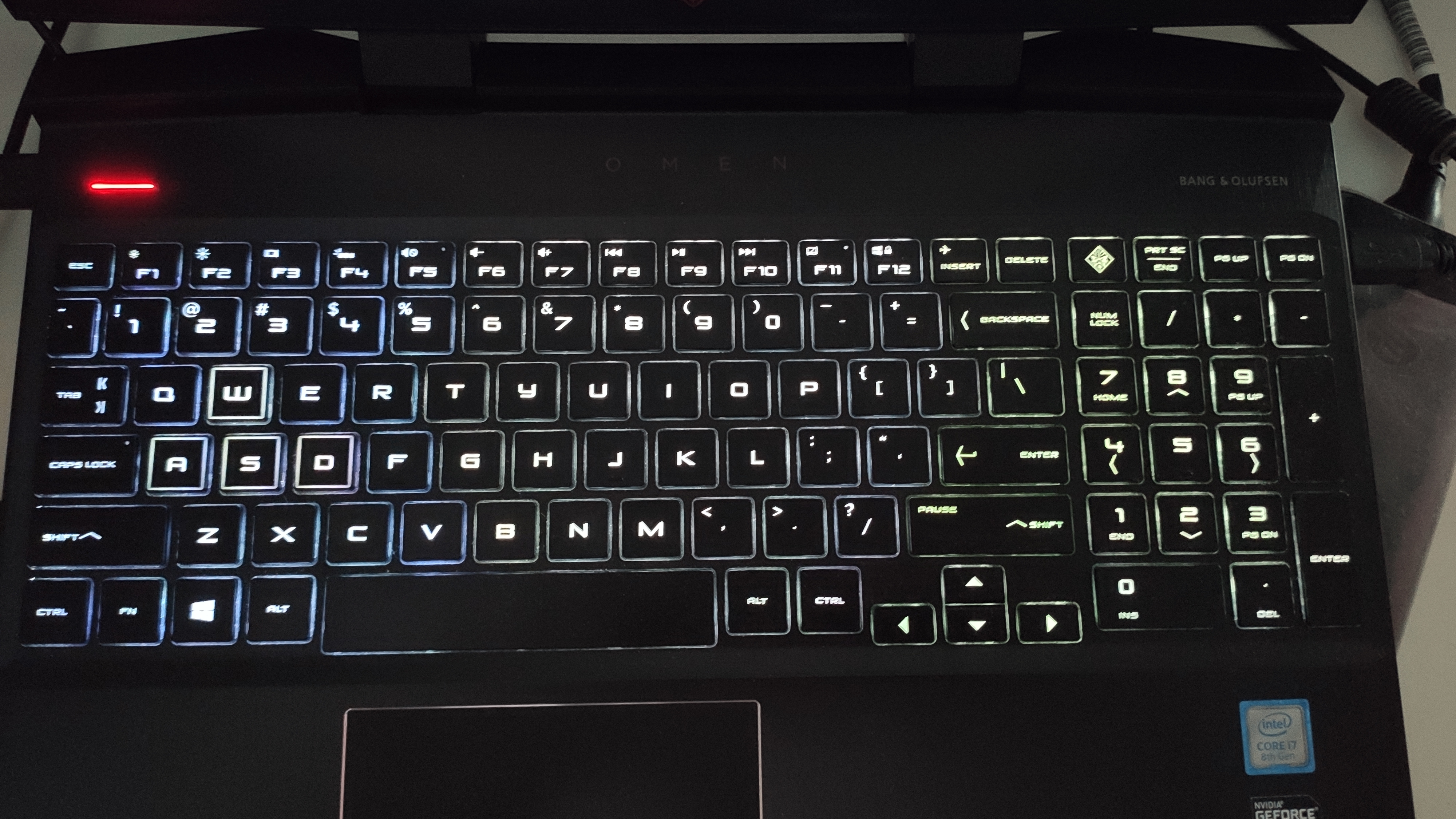 omen laptop backlit keyboard