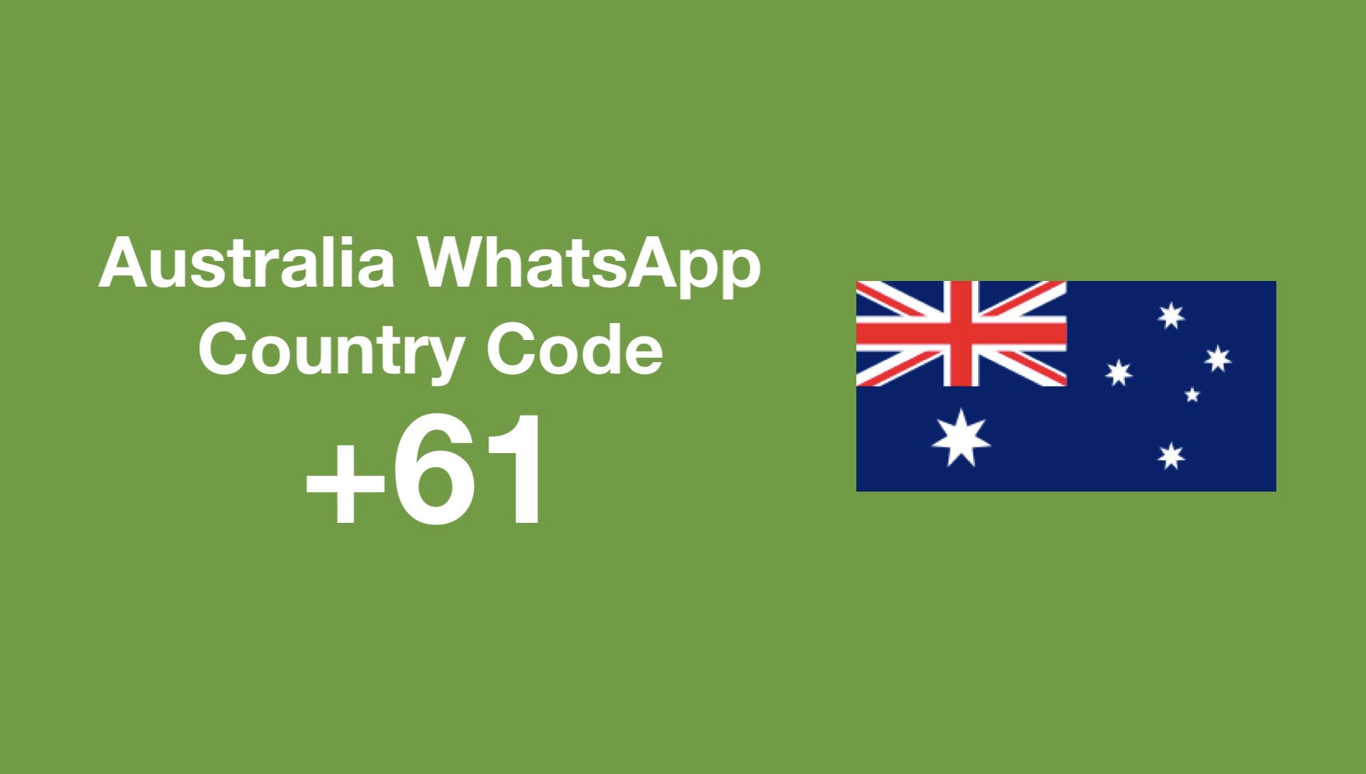 oo61 country code