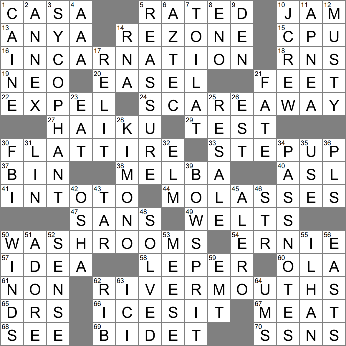 opposite of paleo crossword clue