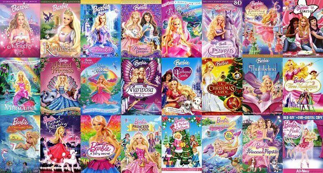 orden de las peliculas de barbie