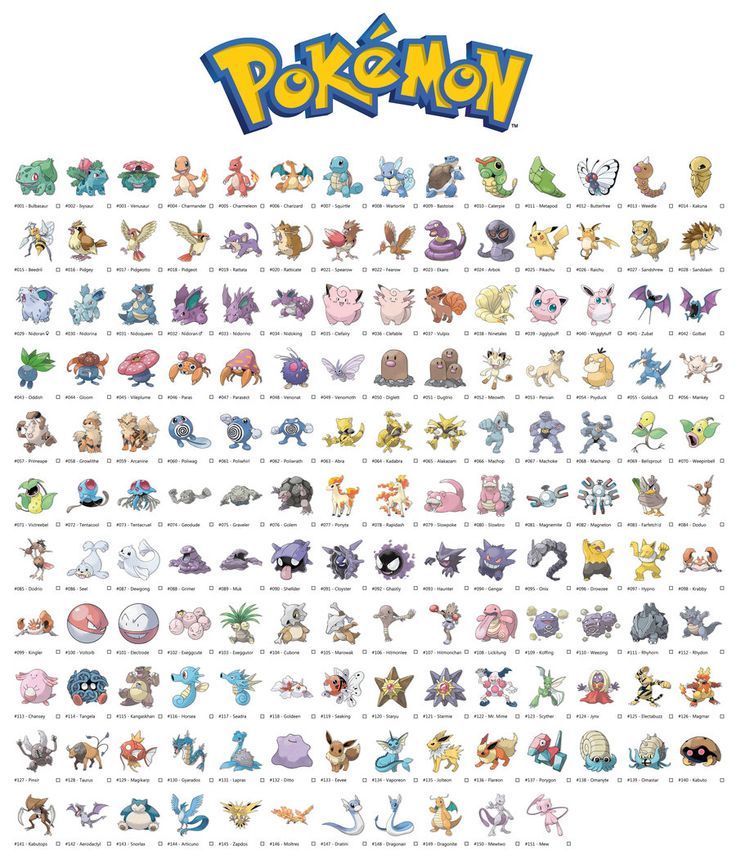 original pokemon 150