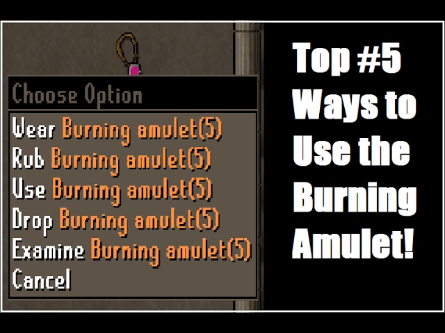 osrs burning amulet