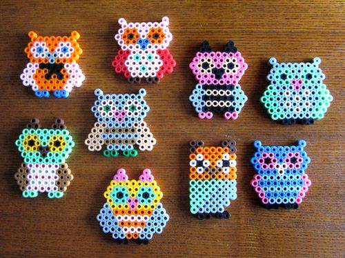 owl perler bead pattern