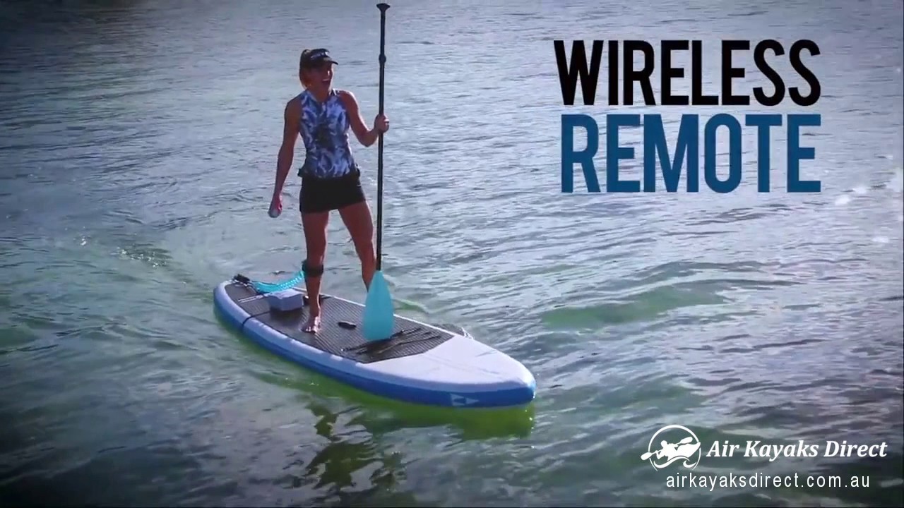 paddle board with electric motor