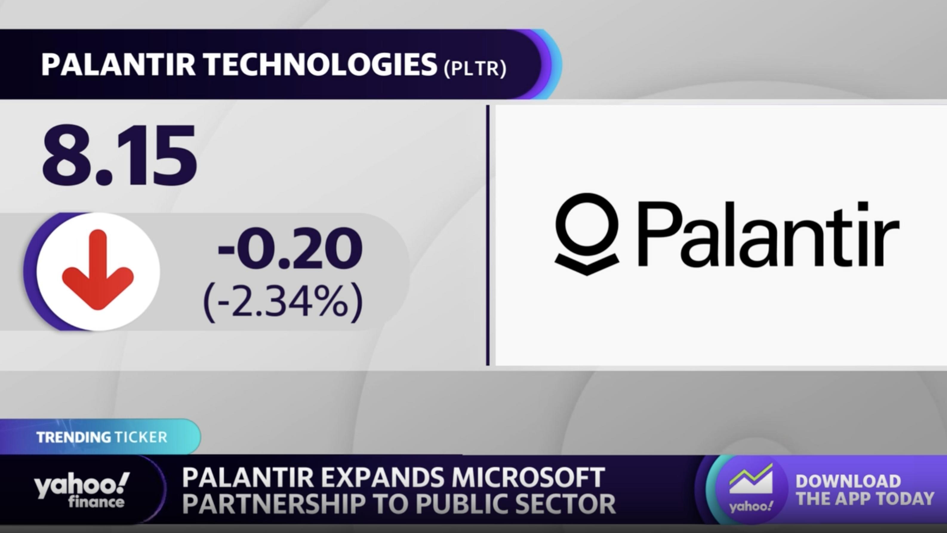 palantir yahoo