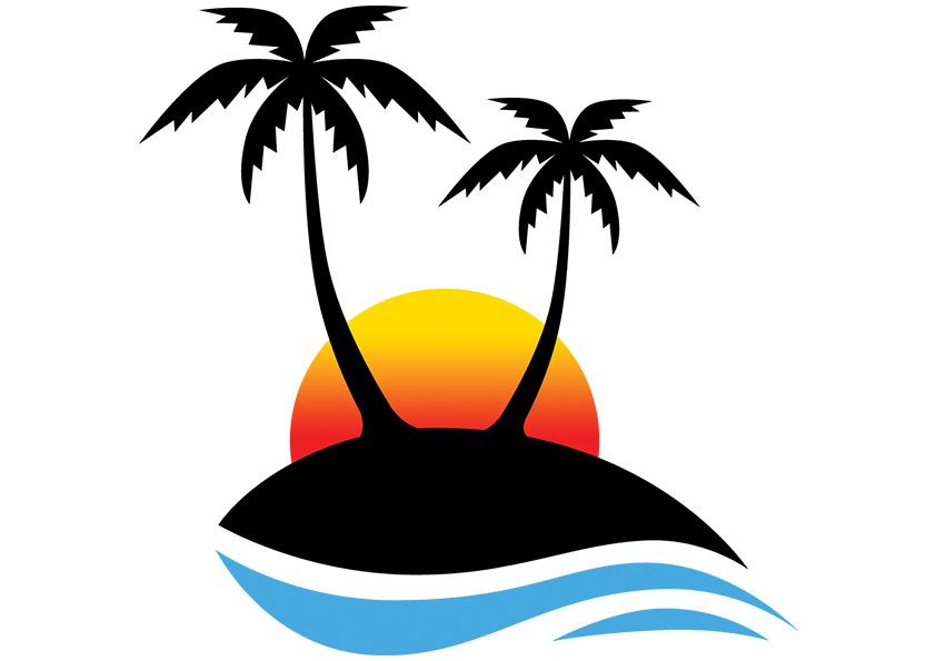 palm trees clipart