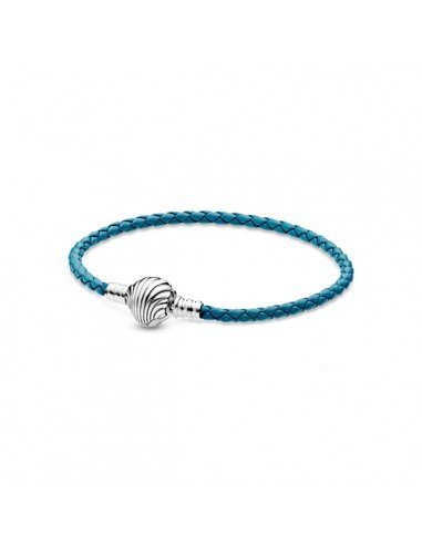pandora blue leather bracelet