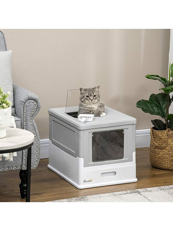 pawhut cat litter box