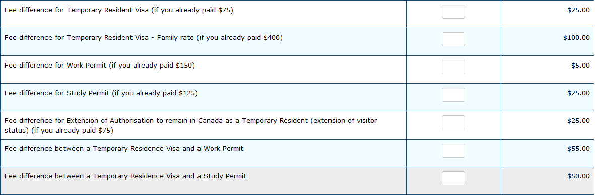 pay fees online ircc