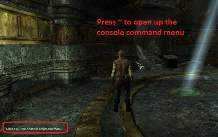 pc console commands for skyrim