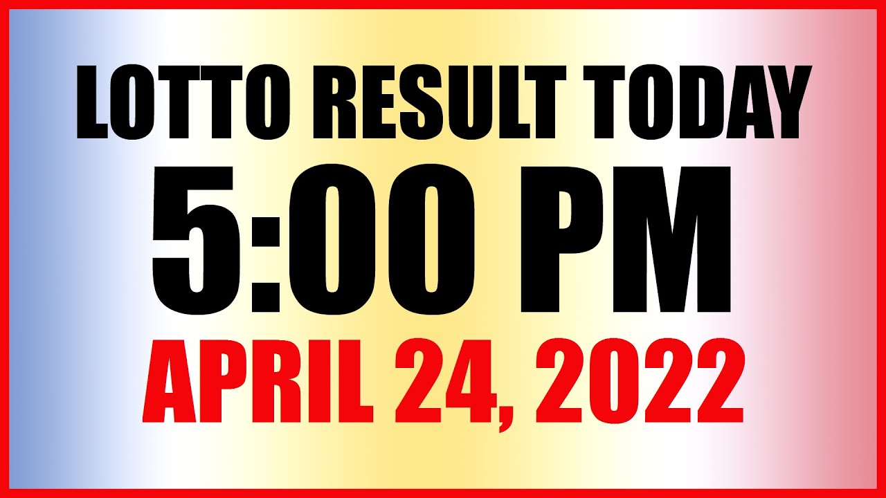 pcso result april 24 2022