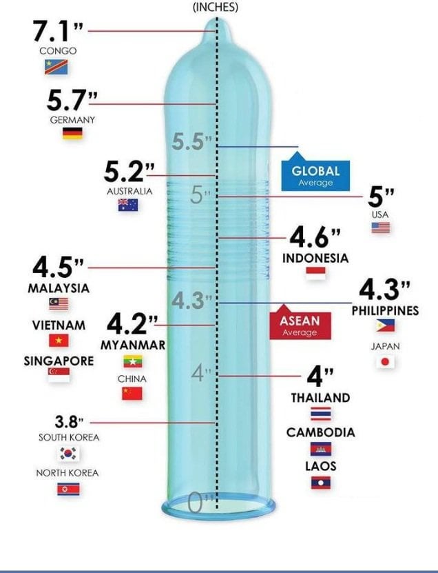 penus size chart