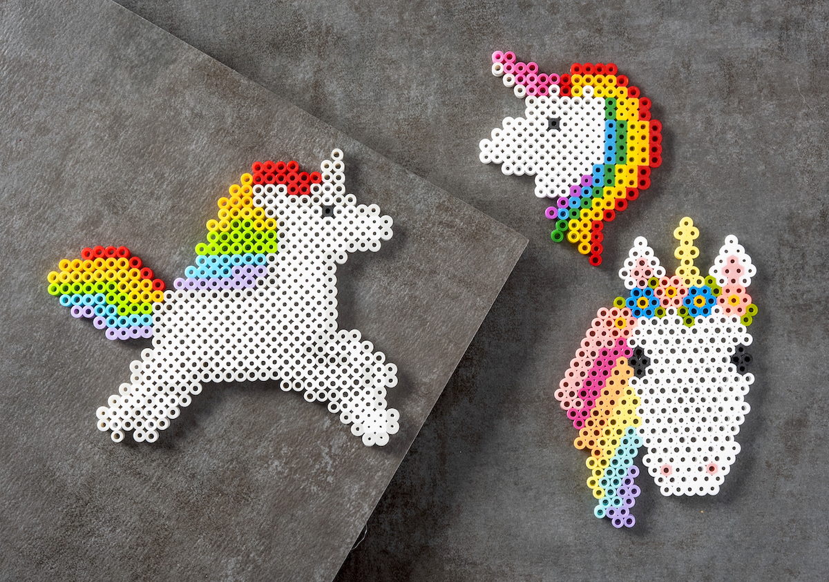 perler bead unicorn