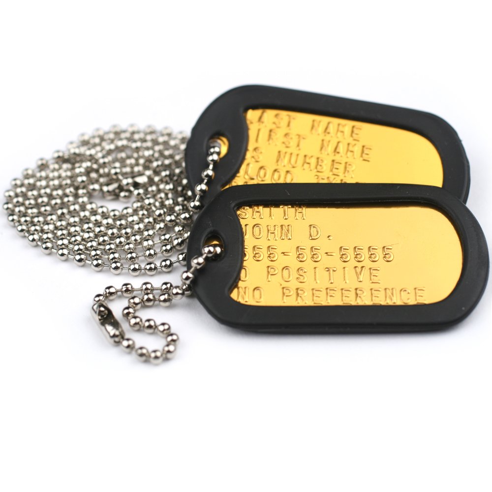 personalized military dog tags