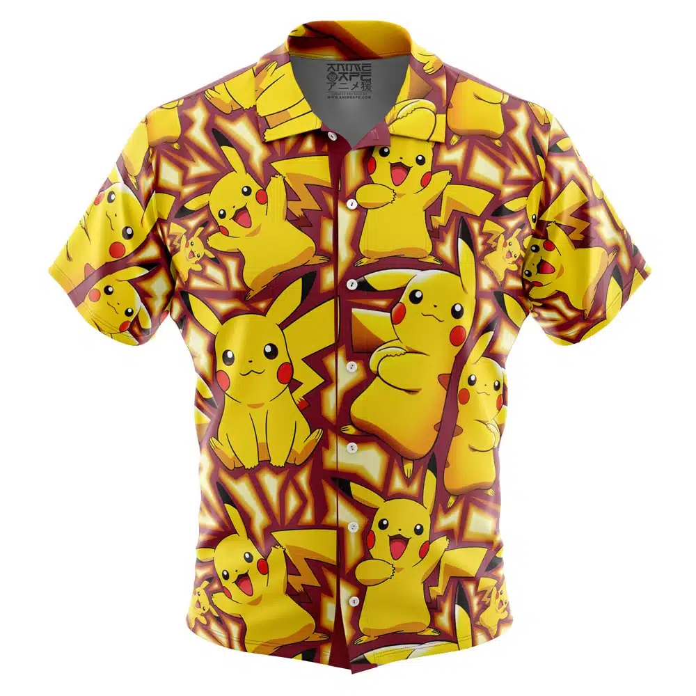 pikachu hawaiian shirt