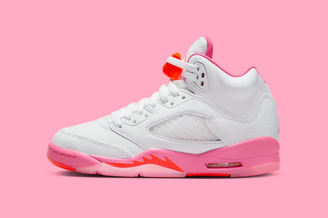 pink air jordan 5