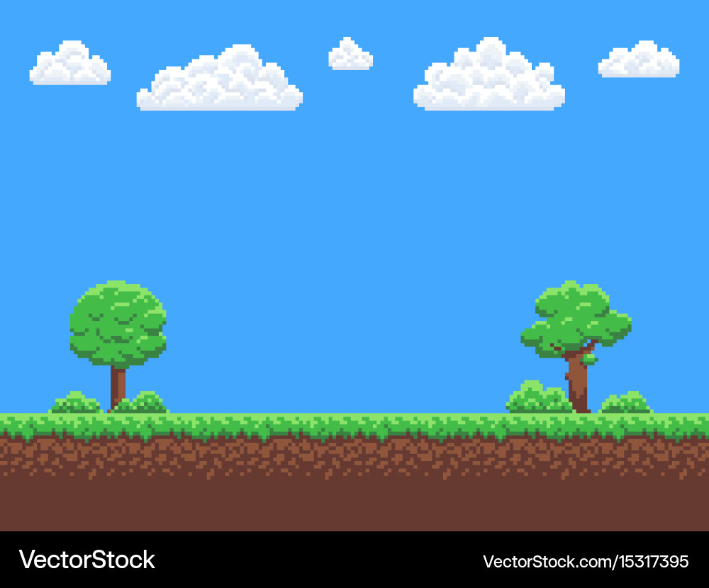 pixel game background