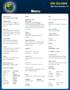 pizza planet carlisle menu