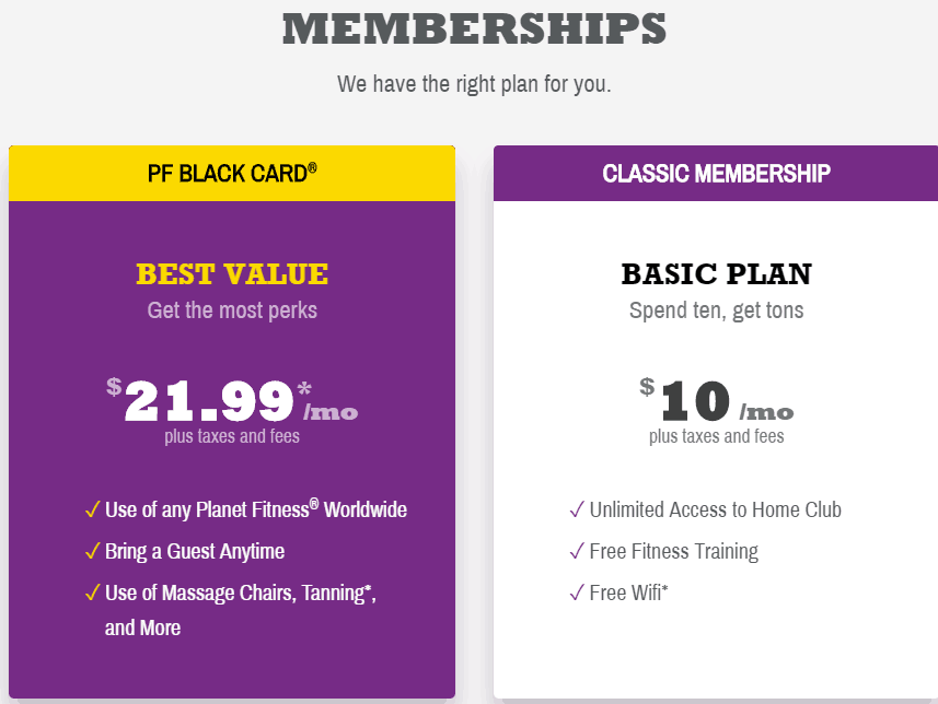 planet fitness yearly fee