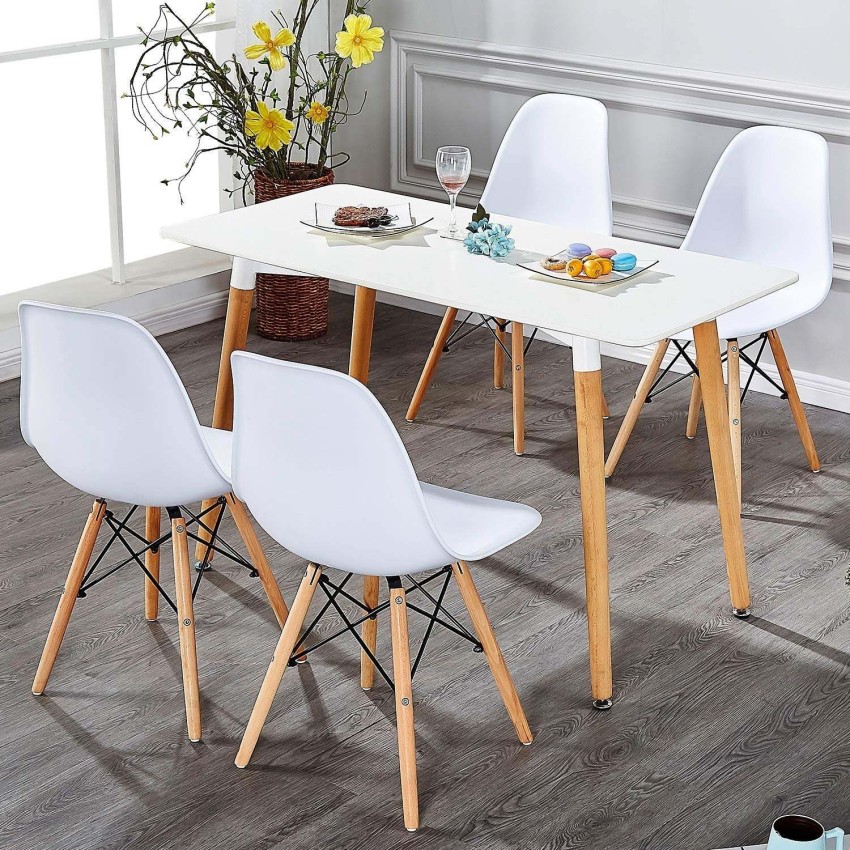 plastic dining chairs set of 4