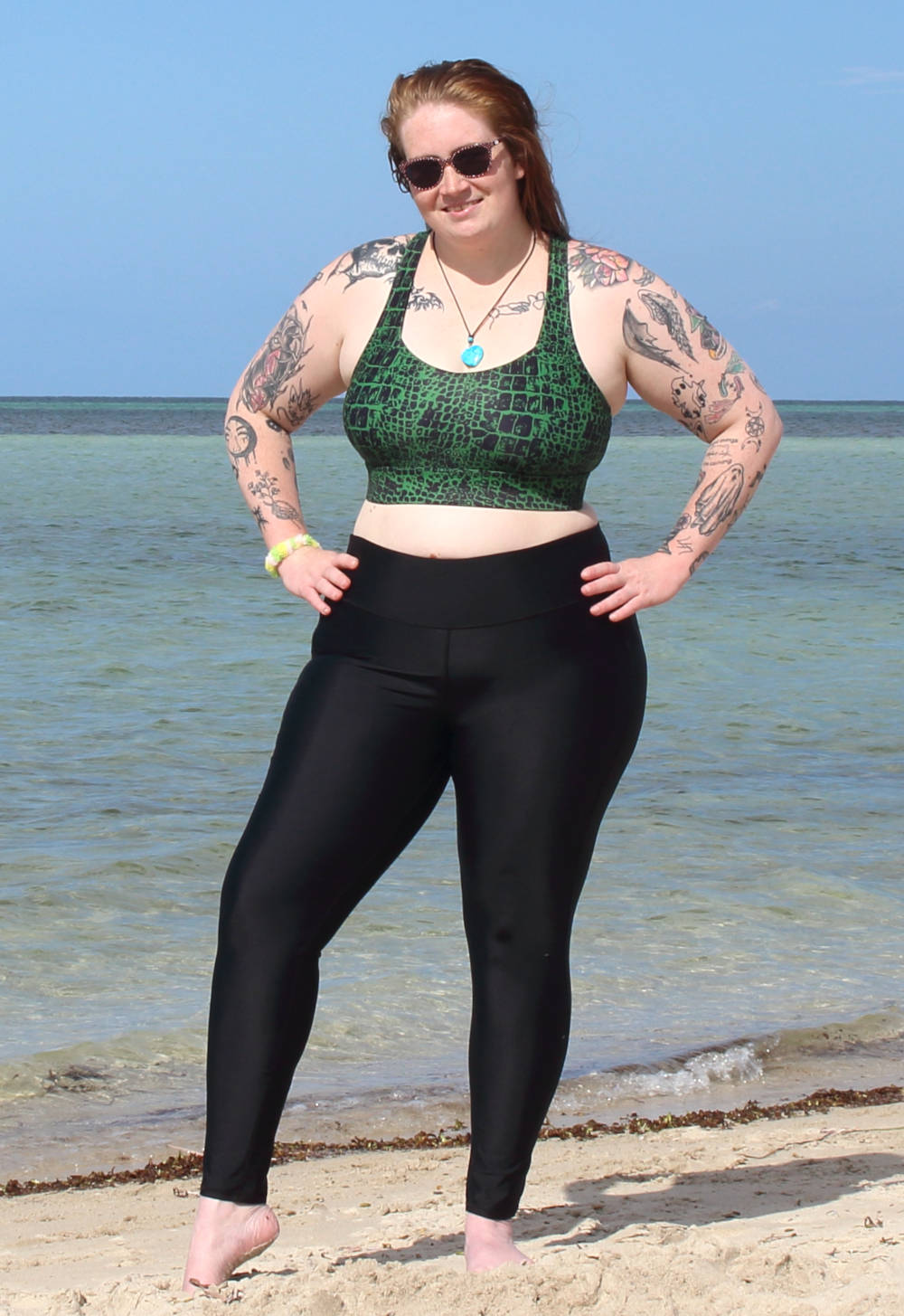 plus size swim leggings