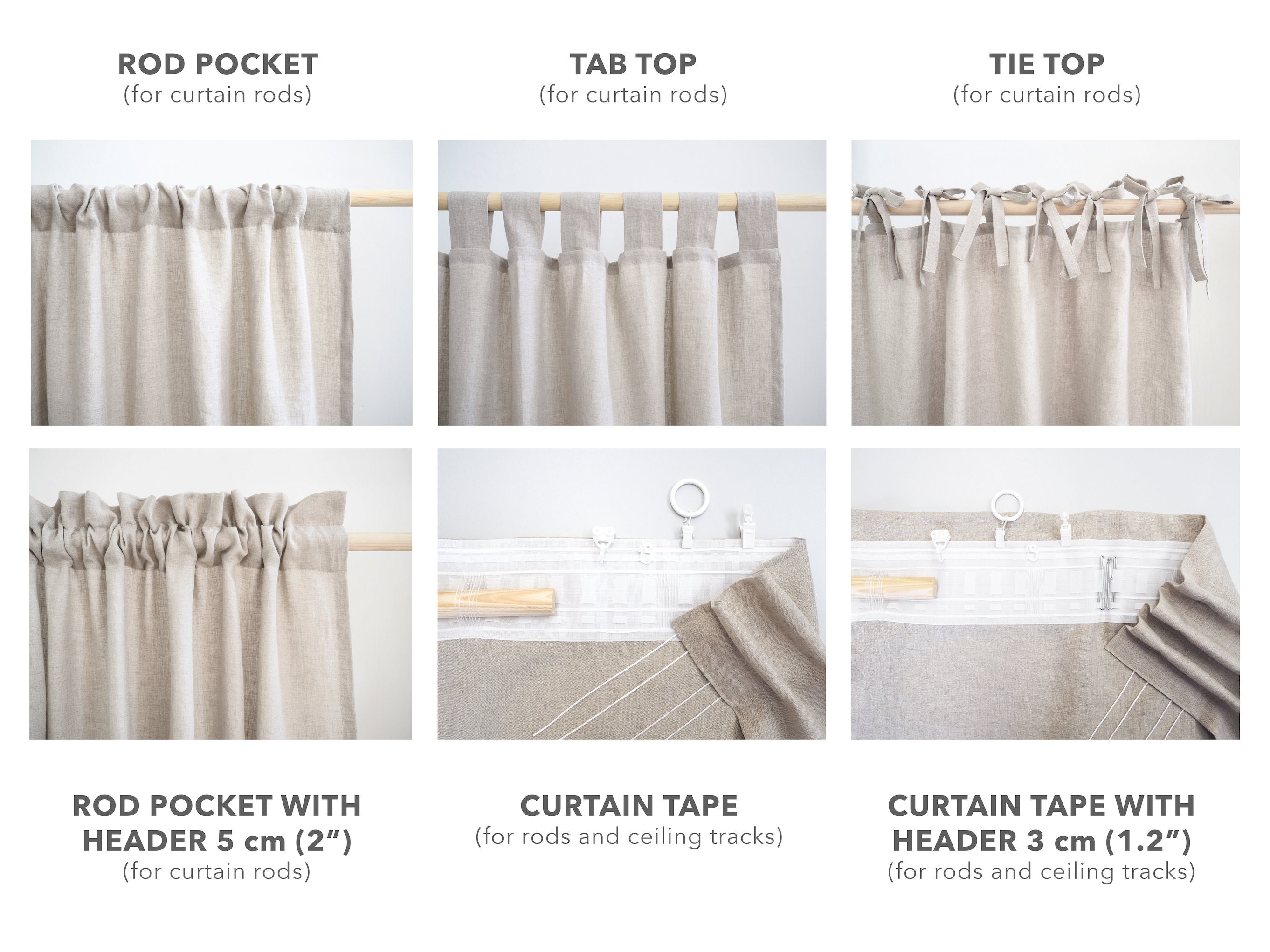 pocket curtain rod